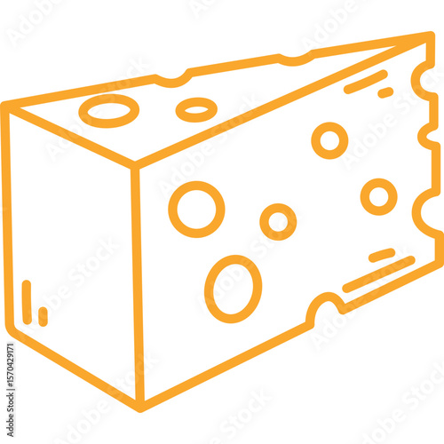 Hand Draw Cheese Line