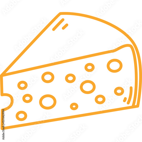 Hand Draw Cheese Line