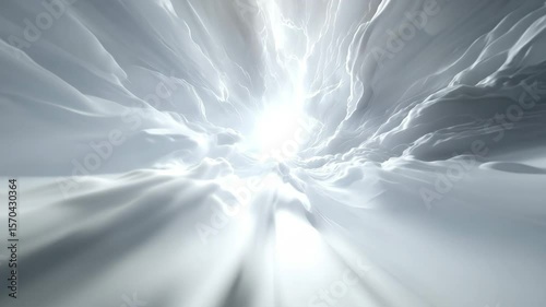 abstract white ray motion