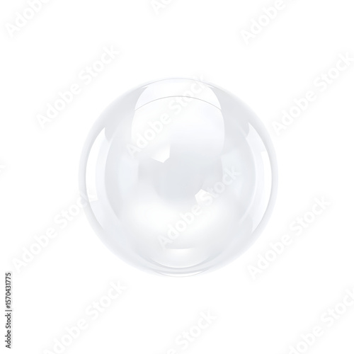 light white buble, isolated