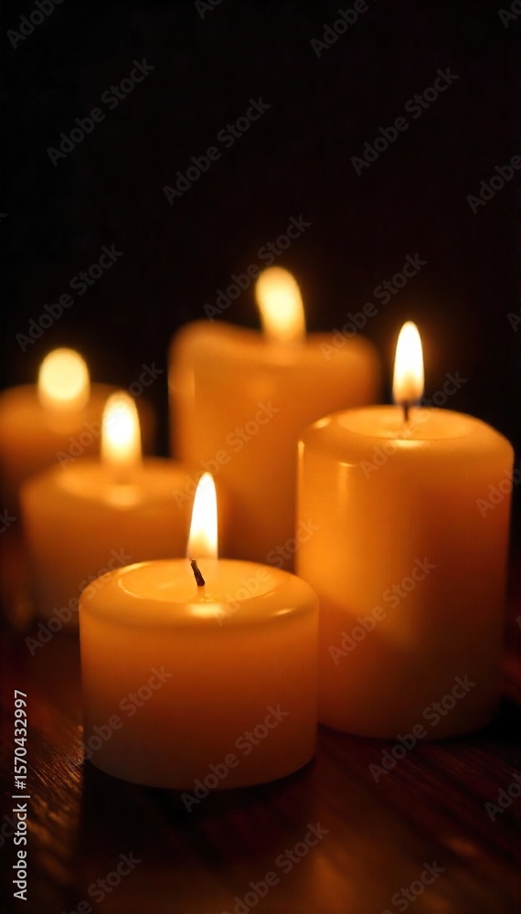 Flickering Candlelight Serene and Peaceful Ambiance for Relaxation and Meditation Flickering Candlelight Serene and Peaceful Ambiance for Relaxation and Meditation