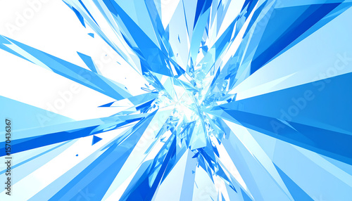 Wallpaper of Crystalline Polygon Explosion