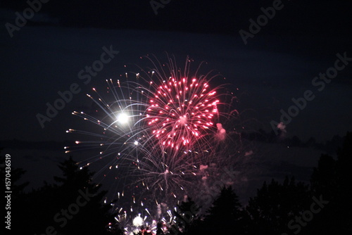 burst of fireworks