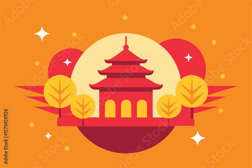 Trendy Mid Autumn Festival Design Poster For Seasonal Greetings