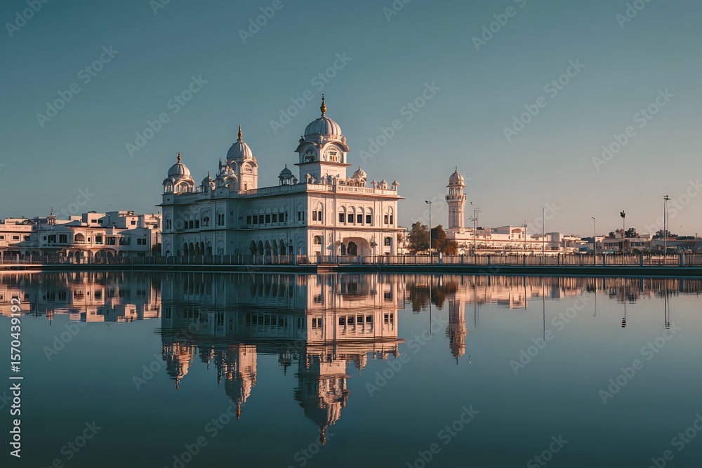 Fototapeta premium Gurdwara: Sikh Temple Serenity