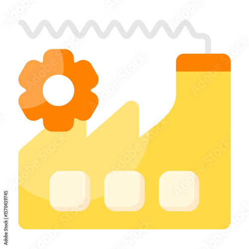 Manufacturer Modern Solid Style Icon