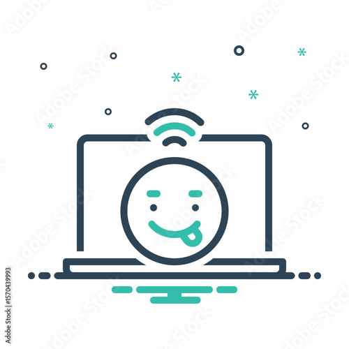 Mix icon for internet joke