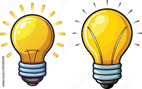 light bulb vector illustration