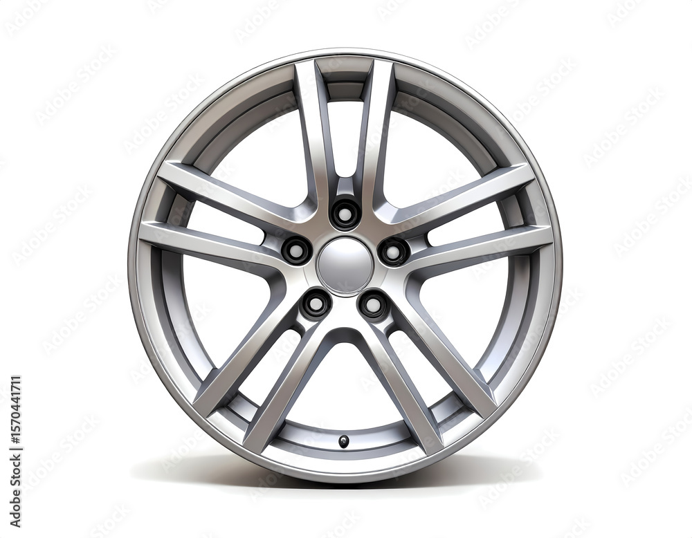 Car Rim on White Background Car Rim on White Background