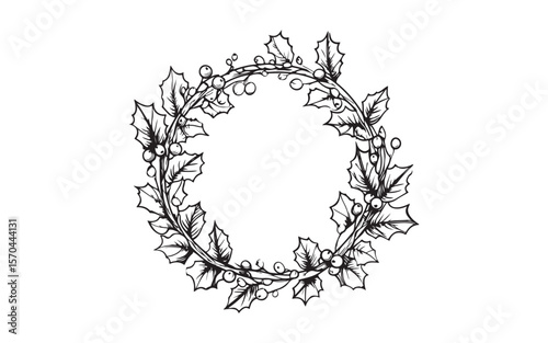 christmas wreath of thorns
