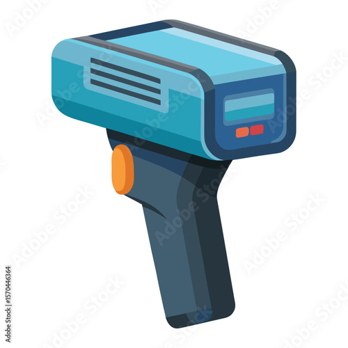 Modern handheld digital infrared thermometer gun for temperature measurement