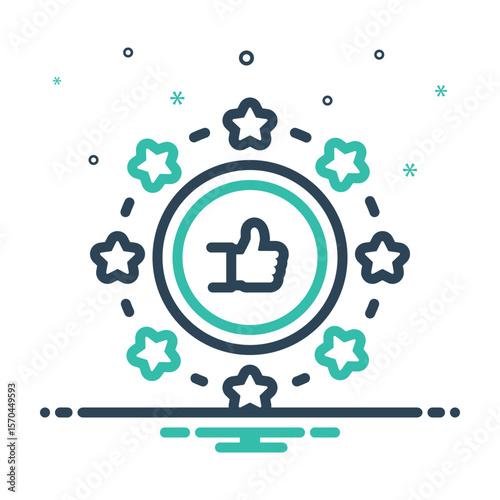 Mix icon for optimum results