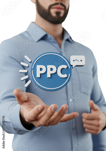 3d PPC on Hand for Internet Marketing Pay Per Click Campaign