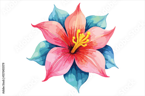 Retro Groovy Flowers Bundle | 70s Inspired Floral Clipart Set