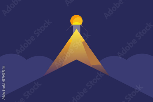 man standing on the top of the mountain
