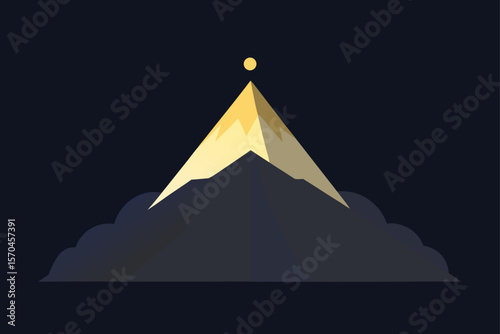 pyramids in the night
