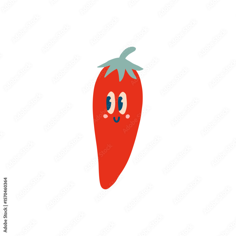 Chili food design vector illustration Chili food design vector illustration