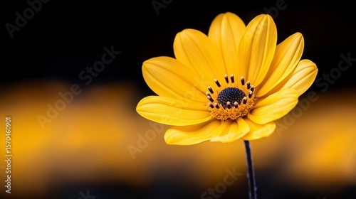 yellow flower background. Vibrant golden bloom backdrop image ideal for website design a lovely floral digital illustration perfect for crafting projects and artistic endeavors.