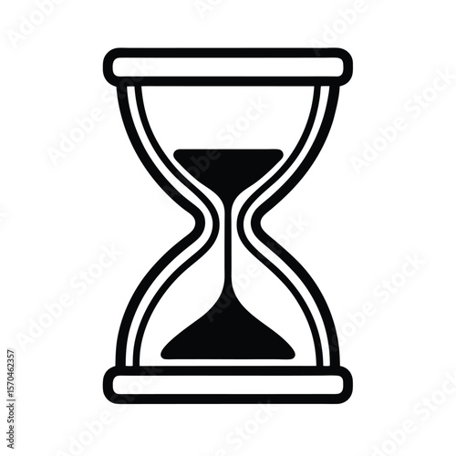 Hourglass Icon Outline Vector Illustration
