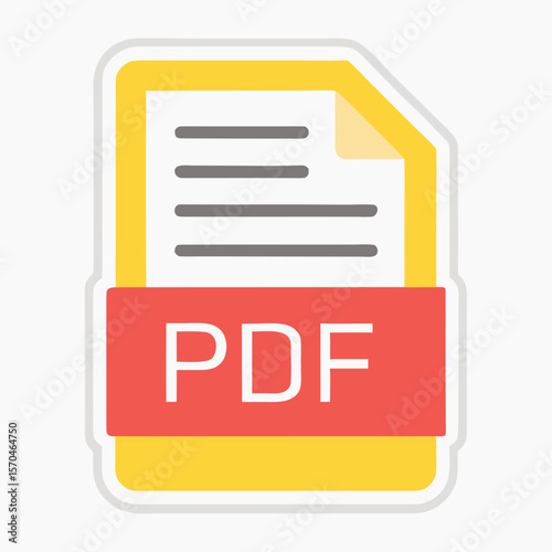 Document file icon with text paper