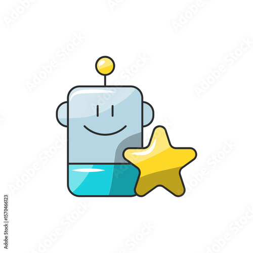 AI Triage Icon, Automated Patient Prioritization.