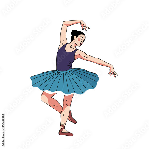 Graceful Ballerina: A Dance of Elegance