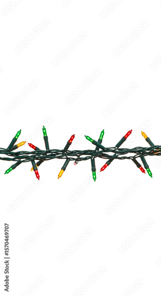 Fototapeta premium Barbed Wire Sharp Metal Isolated Background for Danger Security