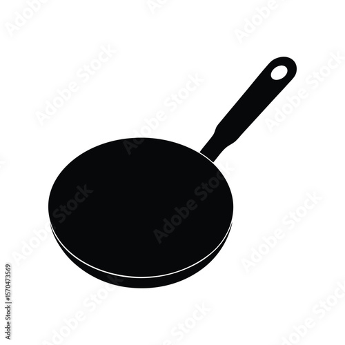 frying pan isolated on white