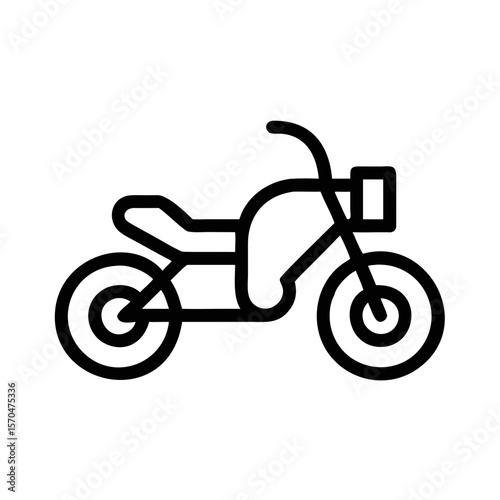 Black silhouette design featuring a minimalist electric scooter representing ai mobility
