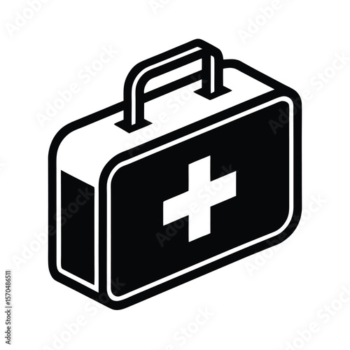 First Aid Kit Icon Outline Vector Illustration