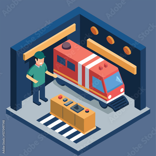 Electric Train Engine Motor Maintenance And Prevention