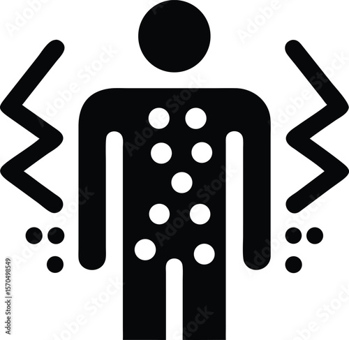 Body pain symptom icon