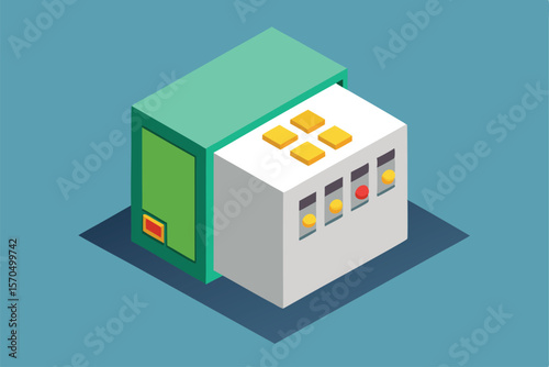 PLC Controller System Box Training In Industrial Machine