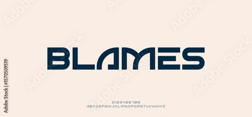 Blames Luxury serif font in modern style. Elegant wedding alphabet letters font and number. Typography Luxury classic lettering serif fonts decorative vintage retro logo