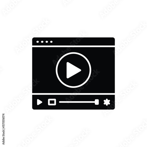 Video player interface icon