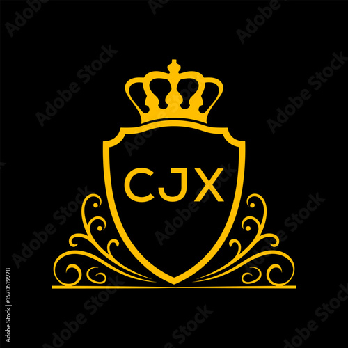 Dynamic Tech Logo Design with CJX Letters and Abstract Motion Elements – Modern Business Identity. CJX Letter logo.
