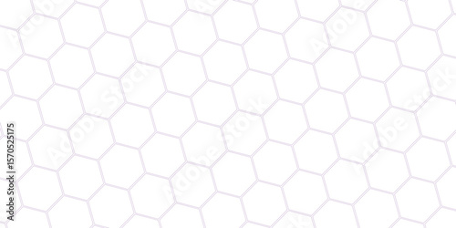Abstract hexagonal grid pattern, abstraction of nanotechnology and science, electronics and digital style, Abstract geometric.