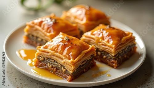 Baklava Dessert Pastry Food