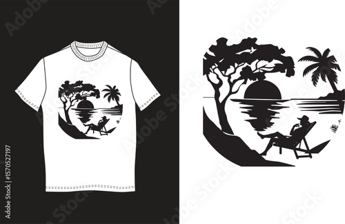 summery t shirt design