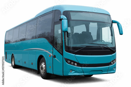 bus isolated on white background