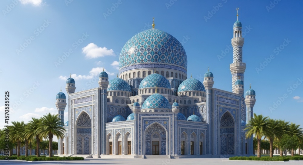 Obraz premium mosque in abu dhabi