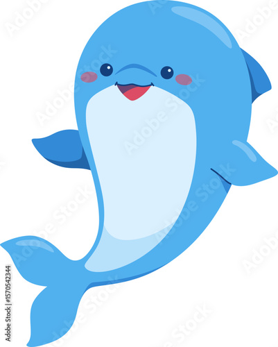 Cute Dolphin Cartoon