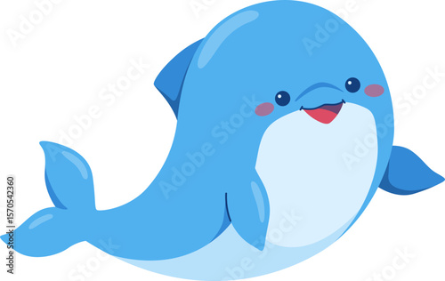 Cute Dolphin Cartoon