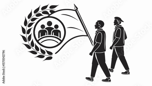 Community march and solidarity