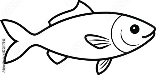cod icon line art vector illustration on transparent background
