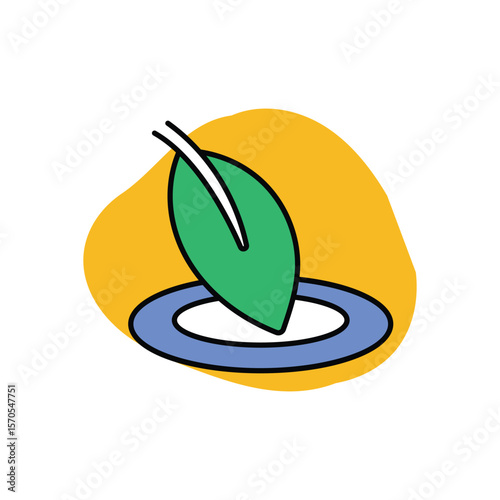 Nature Icon vector stock illustration