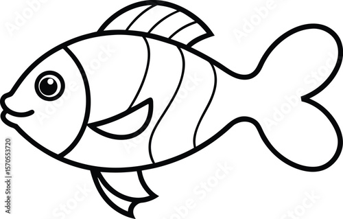 perch icon line art vector illustration on transparent background

