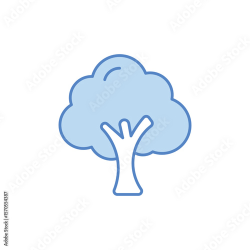 Tree Icon vector stock illustration