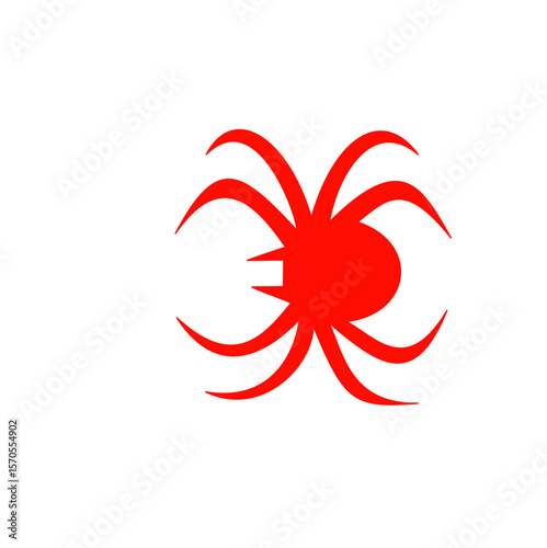 Spider siluet illustration