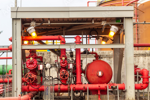 Tableau sur toile Industrial Fire Protection System Pumping